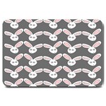 Tagged Bunny Illustrator Rabbit Animals Face Large Doormat  30 x20  Door Mat