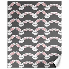 Tagged Bunny Illustrator Rabbit Animals Face Canvas 11  X 14   by Mariart