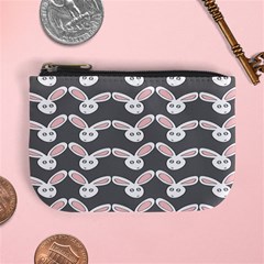 Tagged Bunny Illustrator Rabbit Animals Face Mini Coin Purses by Mariart