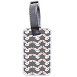 Tagged Bunny Illustrator Rabbit Animals Face Luggage Tags (Two Sides) Back