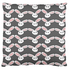 Tagged Bunny Illustrator Rabbit Animals Face Large Cushion Case (one Side) by Mariart