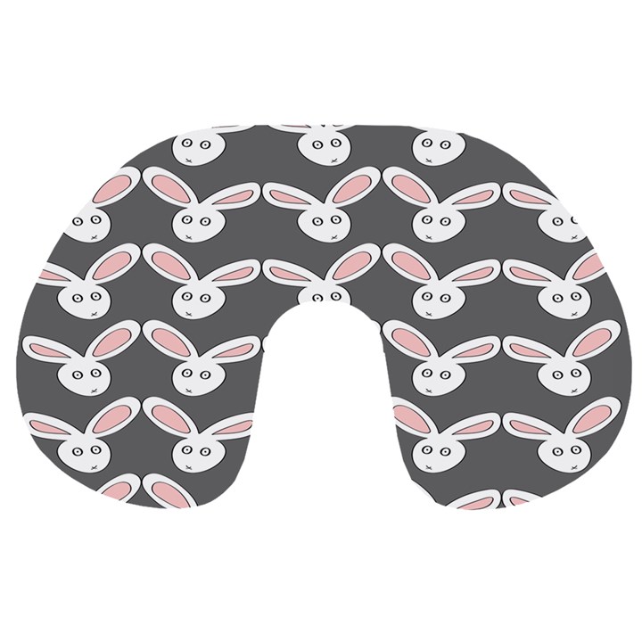 Tagged Bunny Illustrator Rabbit Animals Face Travel Neck Pillows