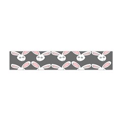 Tagged Bunny Illustrator Rabbit Animals Face Flano Scarf (mini) by Mariart