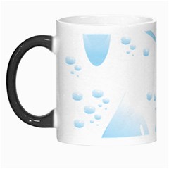 Water Drops Bubbel Rain Blue Circle Morph Mugs by Mariart