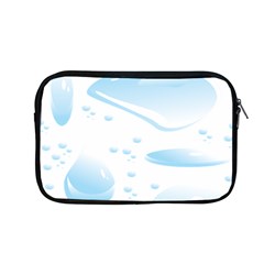 Water Drops Bubbel Rain Blue Circle Apple Macbook Pro 13  Zipper Case by Mariart