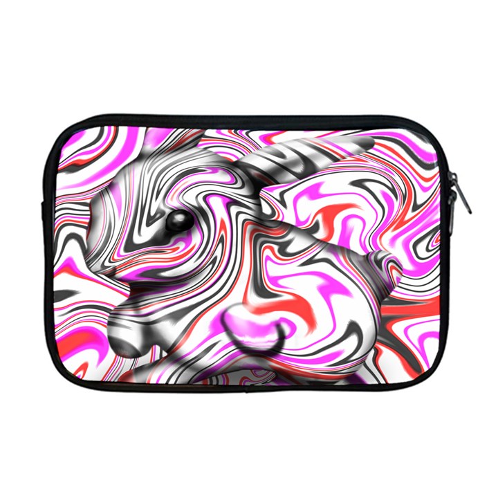 Wave Waves Chevron Rabbit Color Rainbow Pink Red Purple Animals Apple MacBook Pro 17  Zipper Case