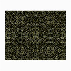 Golden Geo Tribal Pattern Small Glasses Cloth by dflcprints