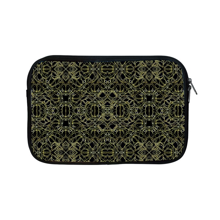 Golden Geo Tribal Pattern Apple iPad Mini Zipper Cases