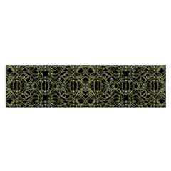 Golden Geo Tribal Pattern Satin Scarf (oblong) by dflcprints