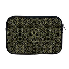 Golden Geo Tribal Pattern Apple Macbook Pro 17  Zipper Case by dflcprints