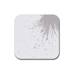 Big Bang Rubber Coaster (square)  by ValentinaDesign