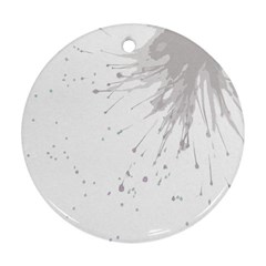 Big Bang Round Ornament (two Sides) by ValentinaDesign