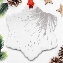 Big Bang Snowflake Ornament (two Sides) by ValentinaDesign