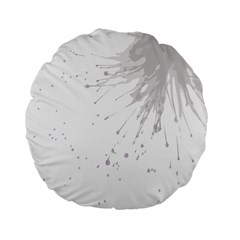 Big Bang Standard 15  Premium Flano Round Cushions by ValentinaDesign