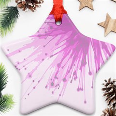 Big bang Star Ornament (Two Sides)