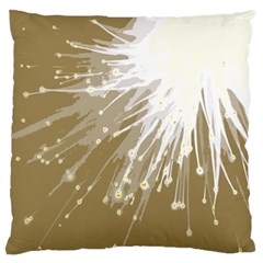 Big Bang Large Flano Cushion Case (one Side) by ValentinaDesign