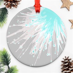 Big Bang Round Ornament (two Sides) by ValentinaDesign