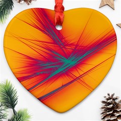 Big Bang Heart Ornament (two Sides) by ValentinaDesign