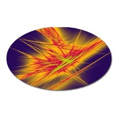 Big Bang Oval Magnet by ValentinaDesign