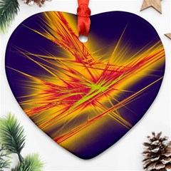 Big Bang Heart Ornament (two Sides) by ValentinaDesign