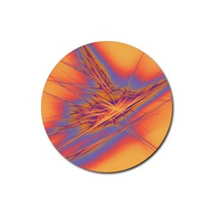 Big Bang Rubber Round Coaster (4 Pack)  by ValentinaDesign