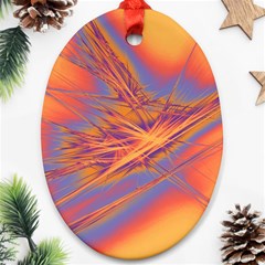 Big Bang Oval Ornament (two Sides) by ValentinaDesign