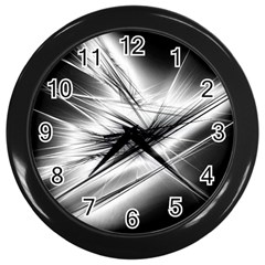 Big Bang Wall Clocks (black) by ValentinaDesign