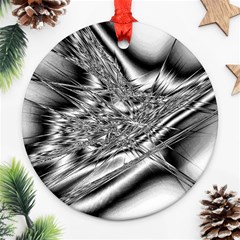 Big Bang Round Ornament (two Sides) by ValentinaDesign