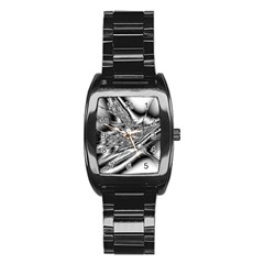 Big Bang Stainless Steel Barrel Watch by ValentinaDesign