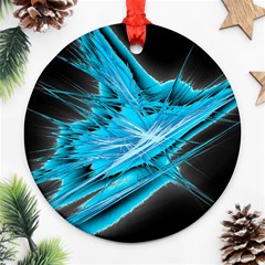 Big Bang Round Ornament (two Sides) by ValentinaDesign