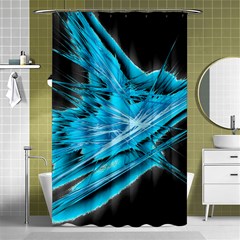 Big Bang Shower Curtain 48  X 72  (small)  by ValentinaDesign