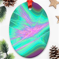 Big Bang Oval Ornament (two Sides) by ValentinaDesign