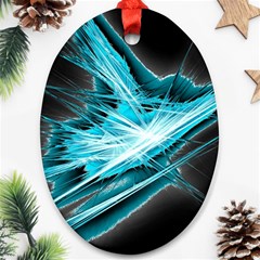 Big Bang Ornament (oval) by ValentinaDesign