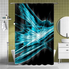 Big Bang Shower Curtain 48  X 72  (small)  by ValentinaDesign