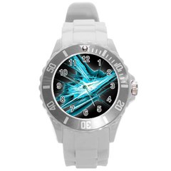 Big Bang Round Plastic Sport Watch (l) by ValentinaDesign