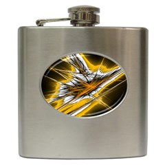 Big Bang Hip Flask (6 Oz) by ValentinaDesign