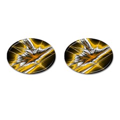 Big Bang Cufflinks (oval) by ValentinaDesign