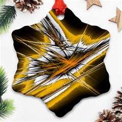 Big bang Snowflake Ornament (Two Sides)