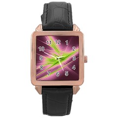 Big bang Rose Gold Leather Watch 