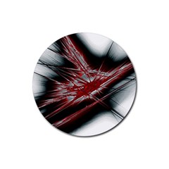 Big Bang Rubber Round Coaster (4 Pack)  by ValentinaDesign