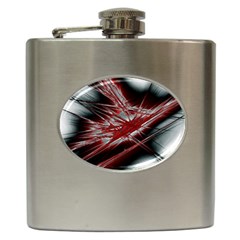 Big Bang Hip Flask (6 Oz) by ValentinaDesign