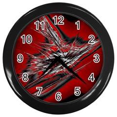 Big Bang Wall Clocks (black) by ValentinaDesign