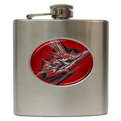 Big Bang Hip Flask (6 Oz) by ValentinaDesign