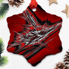 Big Bang Snowflake Ornament (two Sides) by ValentinaDesign