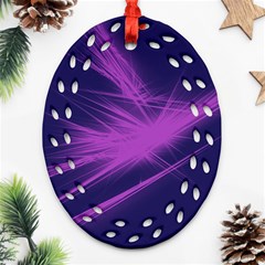 Big Bang Ornament (oval Filigree) by ValentinaDesign