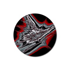 Big Bang Rubber Round Coaster (4 Pack)  by ValentinaDesign