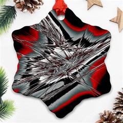 Big Bang Snowflake Ornament (two Sides) by ValentinaDesign