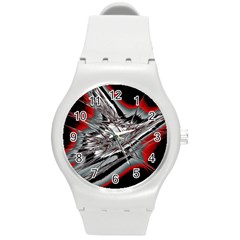 Big Bang Round Plastic Sport Watch (m) by ValentinaDesign