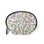 Twigs and floral pattern Accessory Pouches (Small)  Back