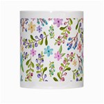 Twigs and floral pattern White Mugs Center